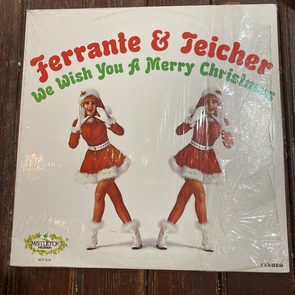 Ferrante and Teicher - We Wish You a Merry Christmas - 1966 LP‎ VG VINYL RECORD